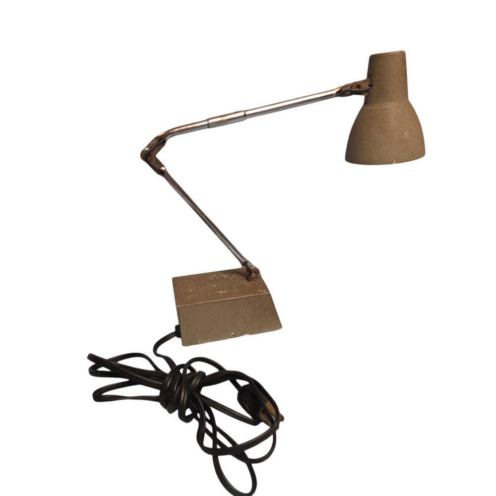 Vintage TENSOR Articulating‎ Mini DESK LAMP 1960s New York USA B3